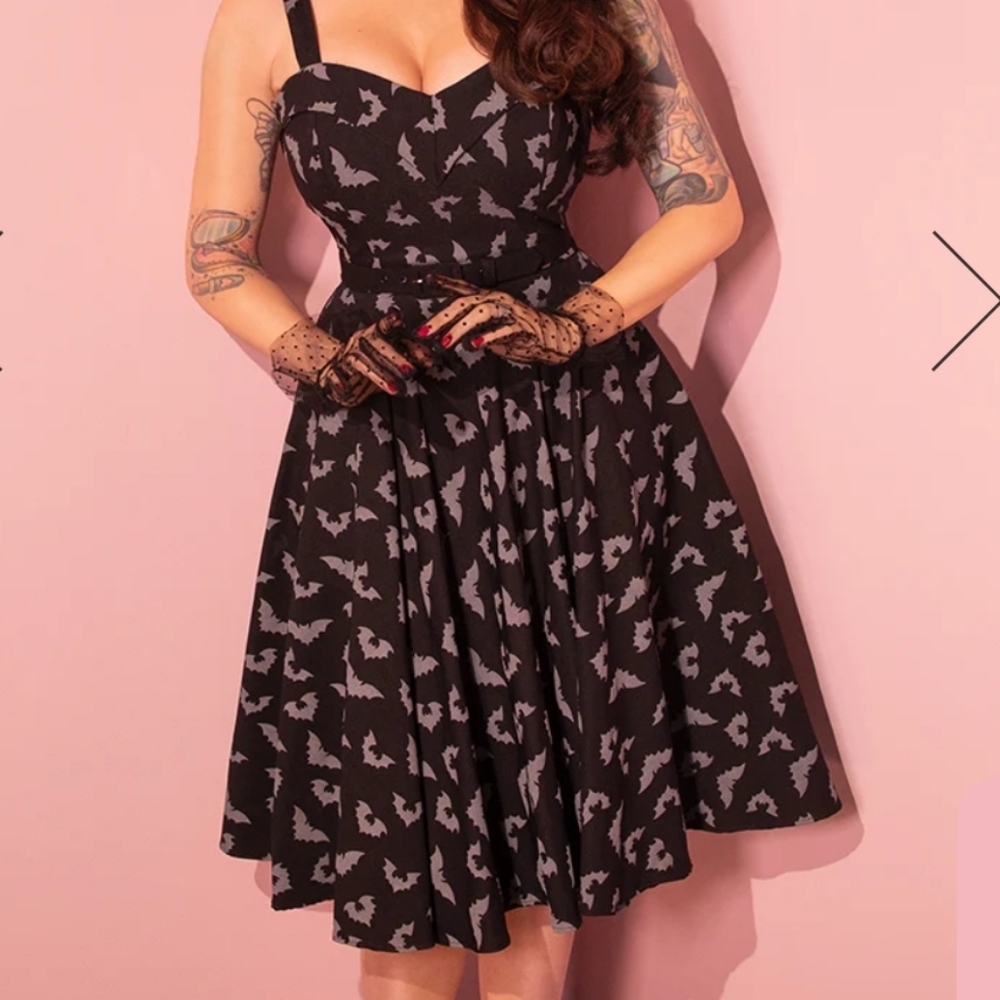 Black and Gray Patterned Women's Skirt